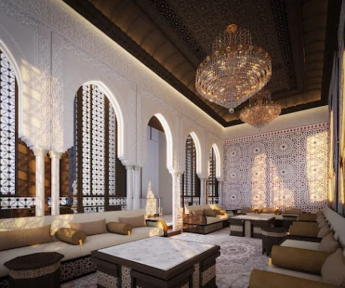Salon marocain traditionnel