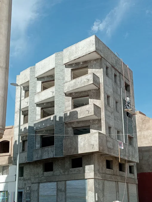 Structure béton d’un immeuble R+3